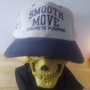 Deadstock Vintage Smooth Move Concrete Pumping Strap Back Hat